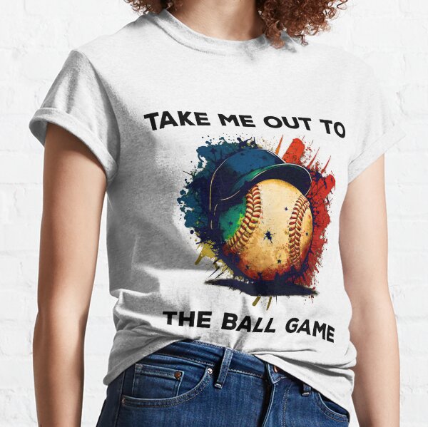 Red Take Me Out To The Ballgame Tee, DU Exclusives