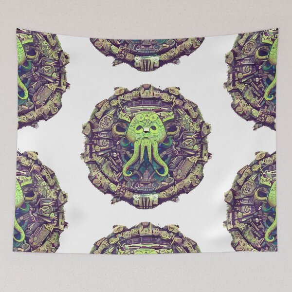 Item preview, Cute Scary Tribal Octopus designed and sold by Chubuter.
