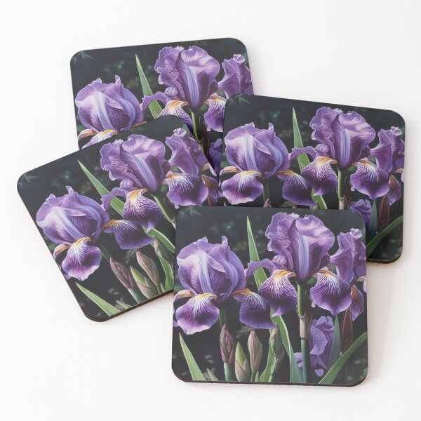 Item preview, Purple Irises  designed and sold by Vanover Designs.