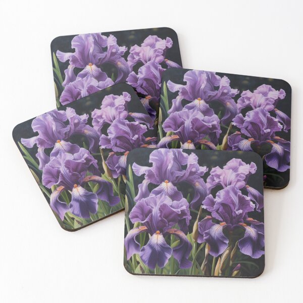 Item preview, Purple Irises  designed and sold by Vanover Designs.