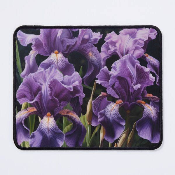 Artikelvorschau, Purple Irises  entworfen und verkauft von Vanover Designs.