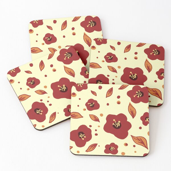 Item preview, Tsubaki flower pattern designed and sold by Chigurena.
