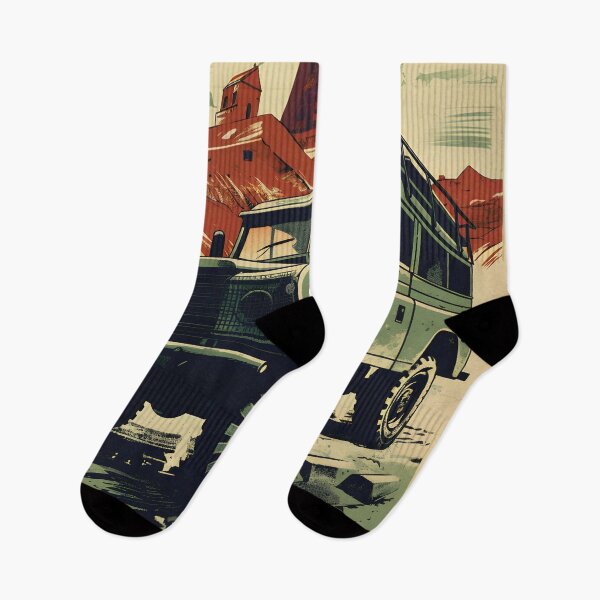 Item preview, 4x4 in the Mountains Soviet Design designed and sold by tommytyrer.
