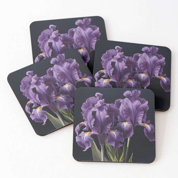 Item preview, Purple Irises designed and sold by Vanover Designs.