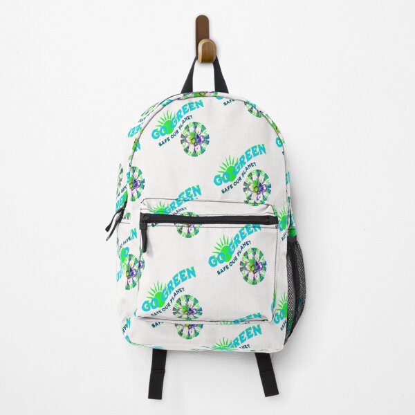 Item preview, Go Green Safe our Planet 2 Recycle Reuse Renew Rethink Crisis Environmental Activism Earth Day Lettering Design, go green safe our planet design inspired by nature designed and sold by Adri Barnard.
