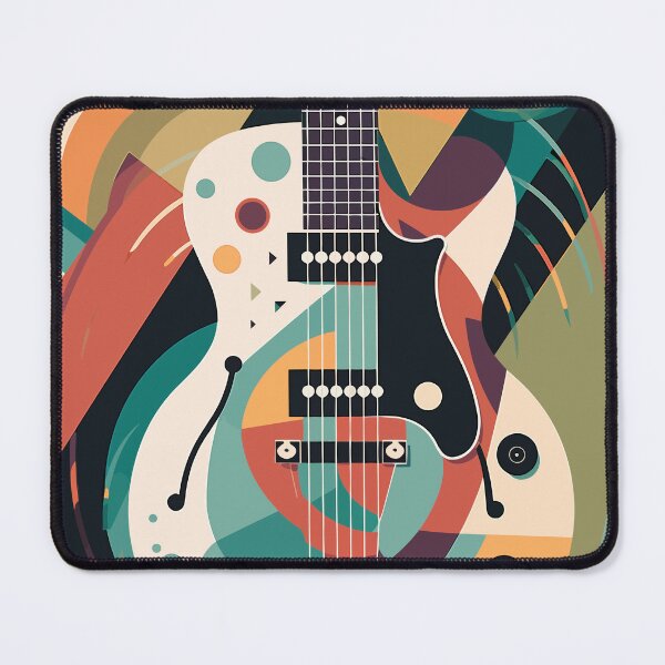 Item preview, Abstract Retro Guitar Illustration designed and sold by MetroEvents.