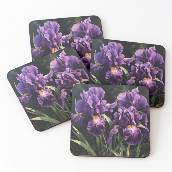 Item preview, Purple Irises  designed and sold by Vanover Designs.