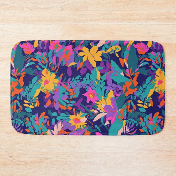 Artikelvorschau, Bold Blossoms: Ein zeitgenössisches Blumenmuster von Brandon Mably entworfen und verkauft von Retro Type.
