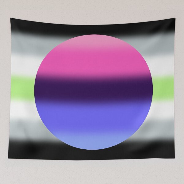 Aperçu de l'œuvre Gradient Agender Omnisexual Rainbow Pride Flag créée et vendue par Sum-Thangs.