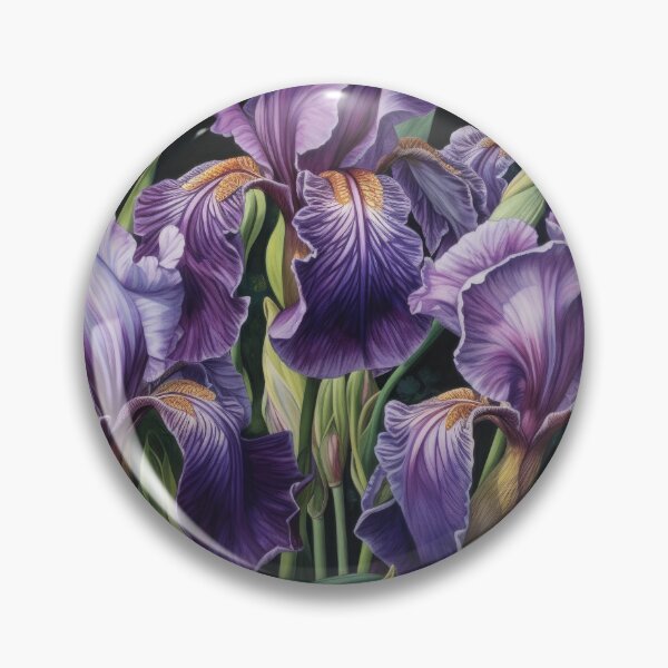 Artikelvorschau, Purple Irises  entworfen und verkauft von Vanover Designs.