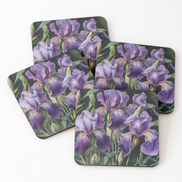 Item preview, Purple Irises  designed and sold by Vanover Designs.