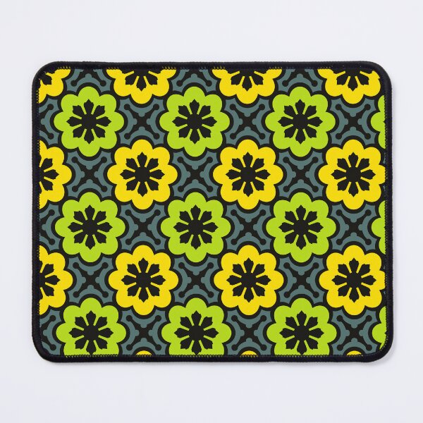 Item preview, Yellow and Green flower pattern - Seamless pattern designed and sold by Agni Designs.