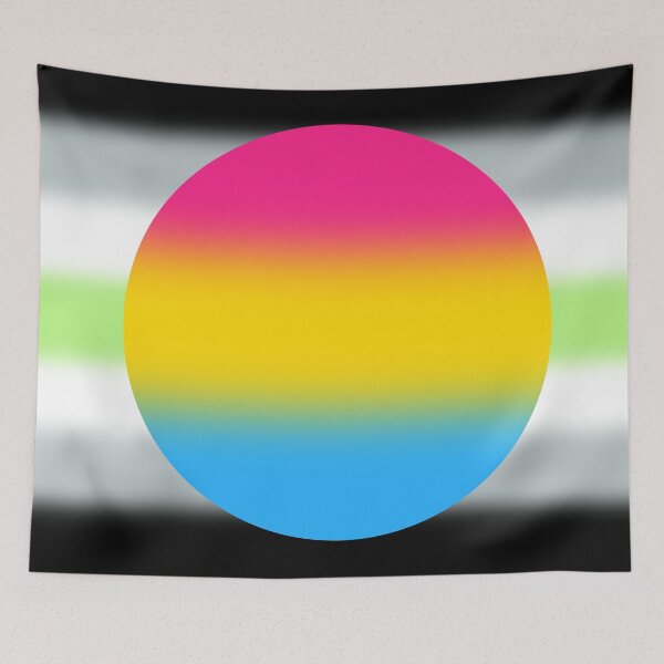Aperçu de l'œuvre Gradient Agender Pansexual Rainbow Pride Flag créée et vendue par Sum-Thangs.