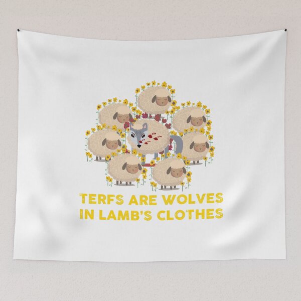 Item preview, Terfs are wolves in lamb's clothes designed and sold by remerasnerdas.