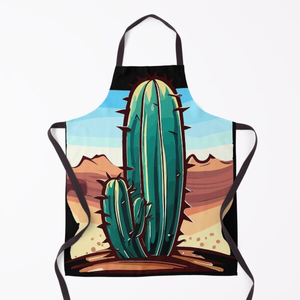 Item preview, A cactus with a desert landscape in the background designed and sold by Colorful Dreams.