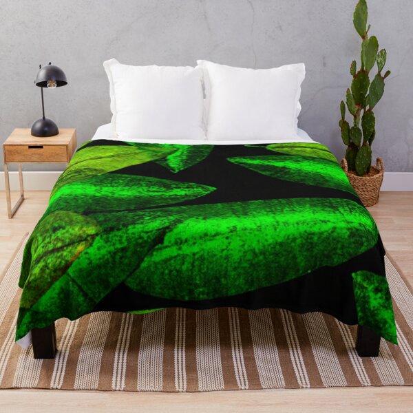 Item preview, Neon Green Leaves Art. Buy Now designed and sold by Health And Fitness Posts e-Store.