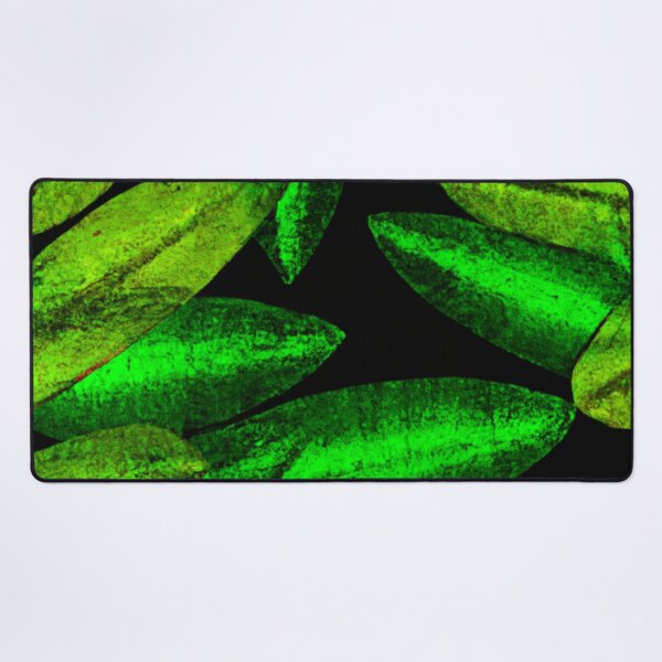 Item preview, Neon Green Leaves Art. Buy Now designed and sold by Health And Fitness Posts e-Store.