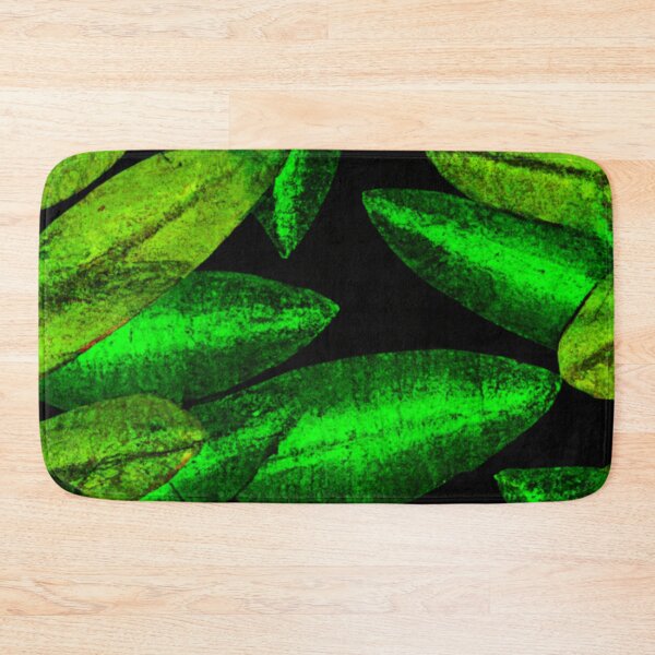 Item preview, Neon Green Leaves Art. Buy Now designed and sold by Health And Fitness Posts e-Store.