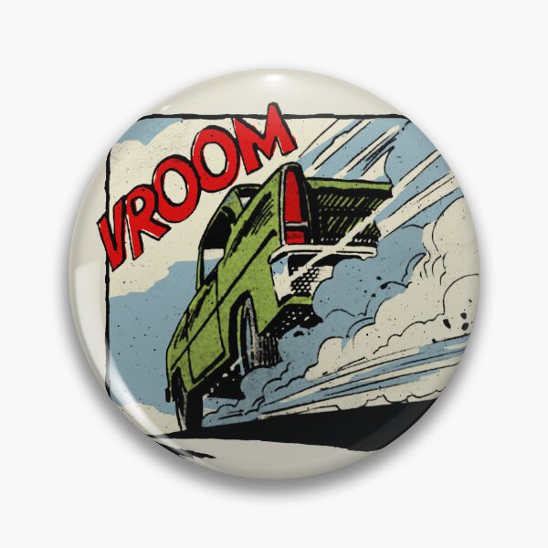 Item preview, vroom car comic panel designed and sold by candc-retro.