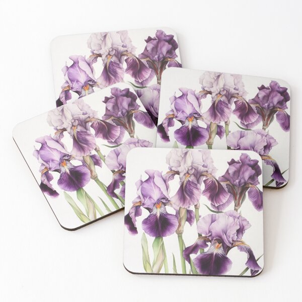 Item preview, Purple Irises designed and sold by Vanover Designs.