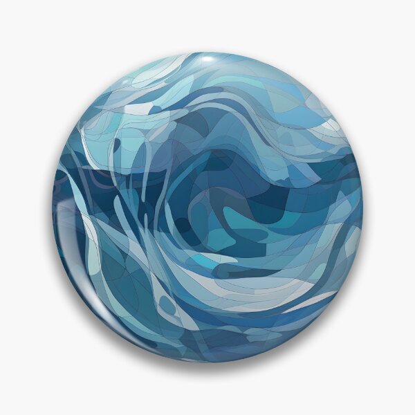 Item preview, Waves of Blue Atmosphere Seismic wave designed and sold by InkmystiqueIN.