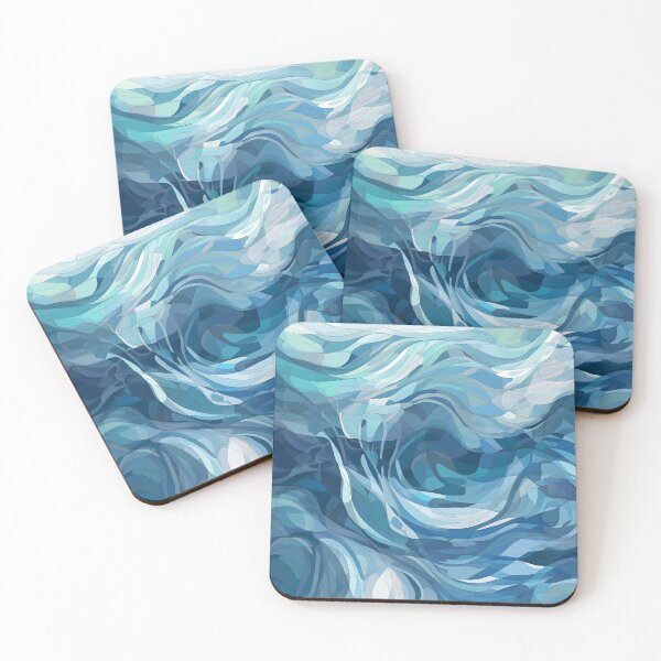 Item preview, Waves of Blue Atmosphere Seismic wave designed and sold by InkmystiqueIN.