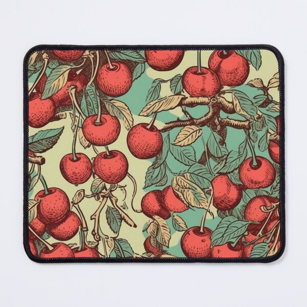 Item preview, cherries prints designed and sold by Ernest Petitjean Créations.