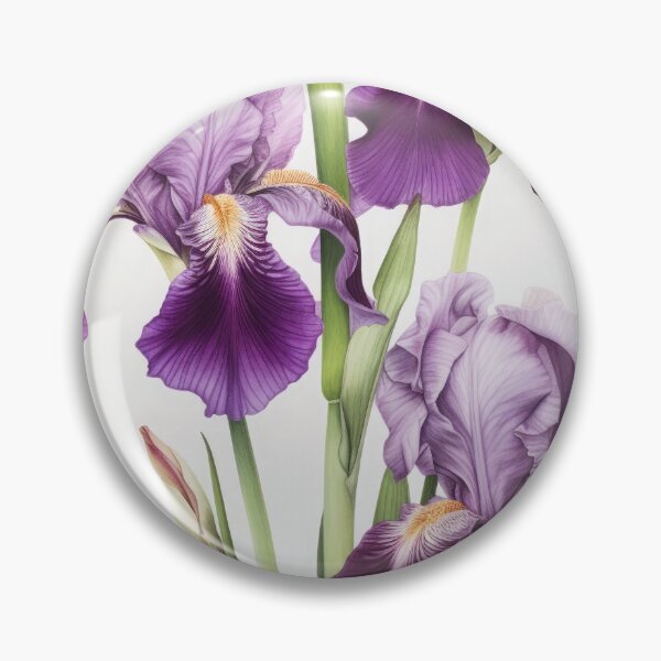 Artikelvorschau, Purple Irises  entworfen und verkauft von Vanover Designs.