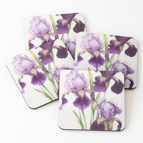 Item preview, Purple Irises  designed and sold by Vanover Designs.