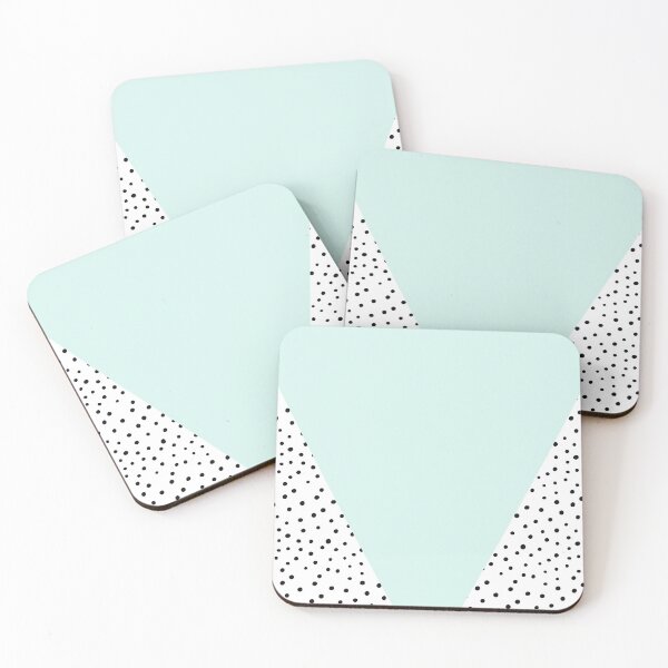 Item preview, Serene Scandinavian geometric mint designed and sold by RoseAesthetic.