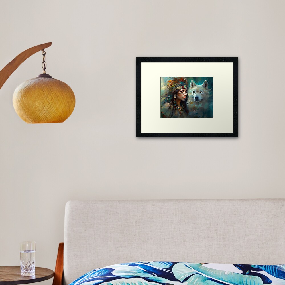 Item preview, Framed Art Print designed and sold by phatpuppyart.