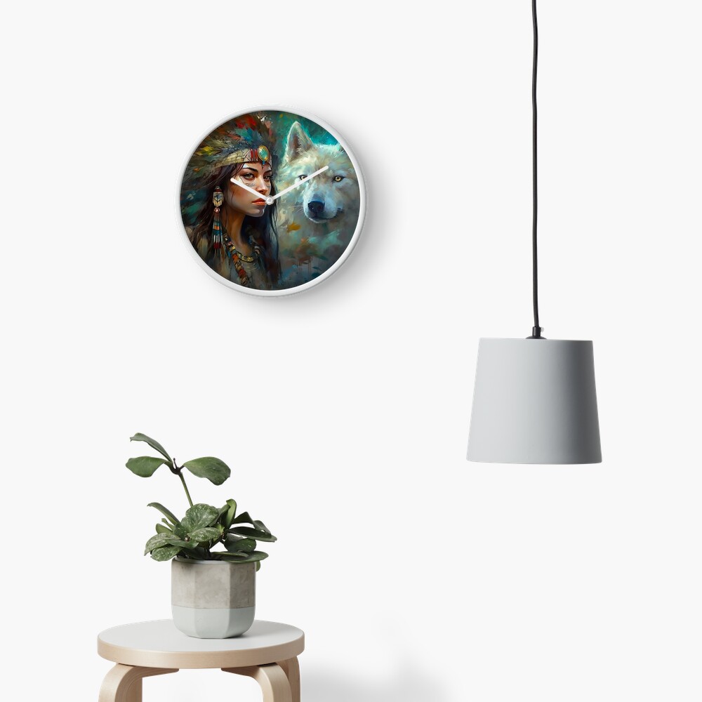 Item preview, Clock designed and sold by phatpuppyart.