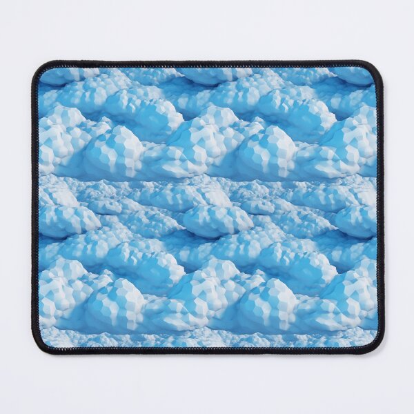 Item preview, Pentagon Skies: A Blue Cloud Pattern of Geometric Beauty designed and sold by soulfulfaces.