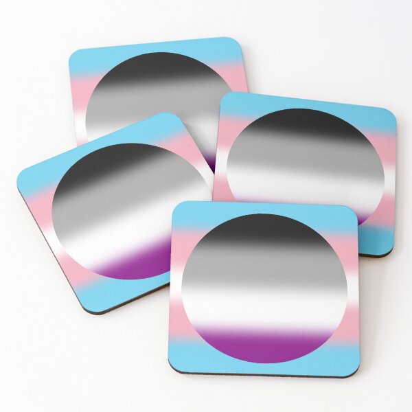 Aperçu de l'œuvre Gradient Transgender Asexual Pride Flag créée et vendue par Sum-Thangs.