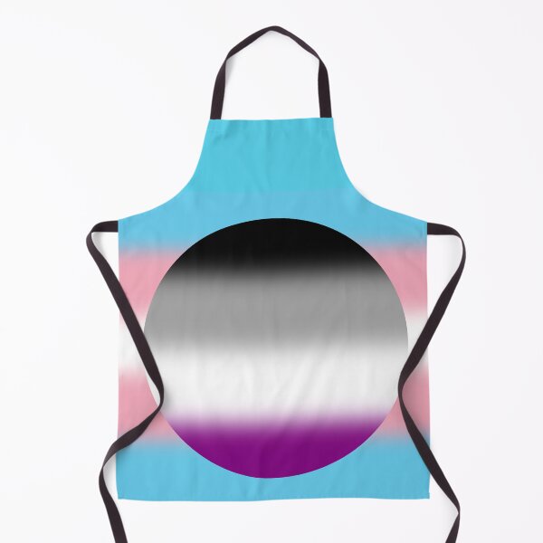 Aperçu de l'œuvre Gradient Transgender Asexual Pride Flag créée et vendue par Sum-Thangs.