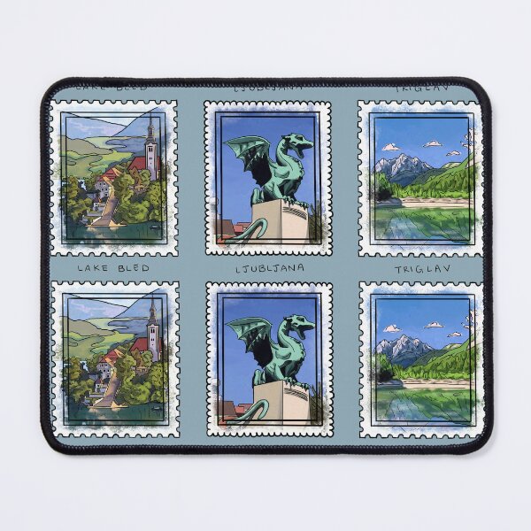 Item preview, Slovenian Attractions Stamps designed and sold by kaleap192.