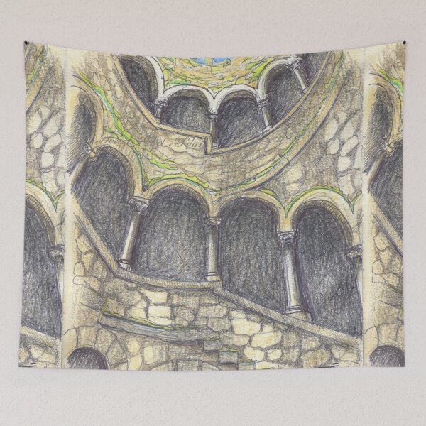 Item preview, Quinta da Regaleira. Poço iniciático. Initiatic well designed and sold by Tereza Pilar  Art.