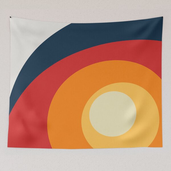 Item preview, Multicolored retro style circles designed and sold by BattaAnastasia.