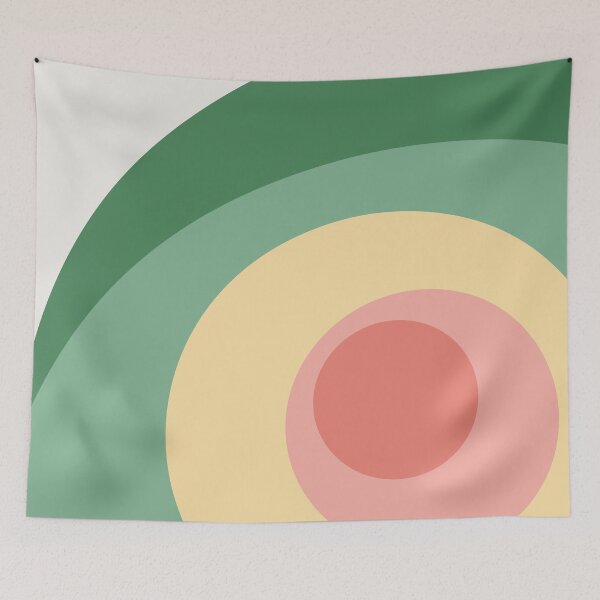 Item preview, Multicolored retro style circles  designed and sold by BattaAnastasia.