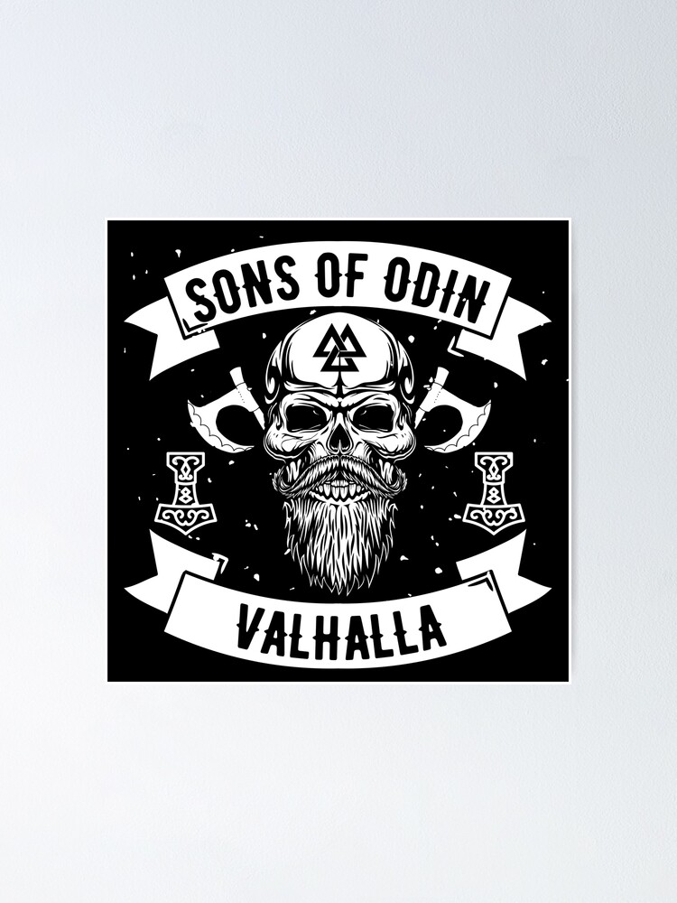 Scandinavian God - Odin Poster for Sale by MyFavorTee