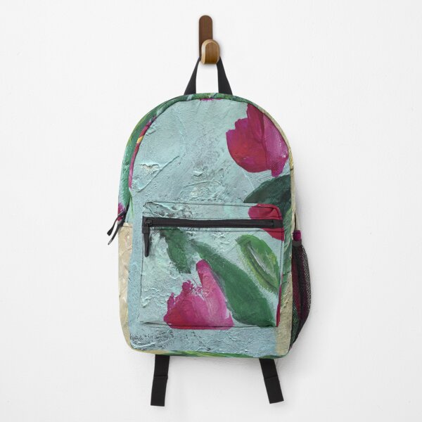 Item preview, Textured painting of tulips in a vase designed and sold by AnissaF.