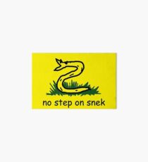 Gadsden Flag No Step On Snek Meme Art Board