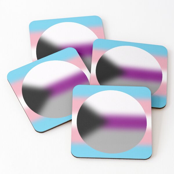 Aperçu de l'œuvre Gradient Transgender Demisexual Pride Flag créée et vendue par Sum-Thangs.