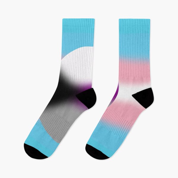 Aperçu de l'œuvre Gradient Transgender Demisexual Pride Flag créée et vendue par Sum-Thangs.