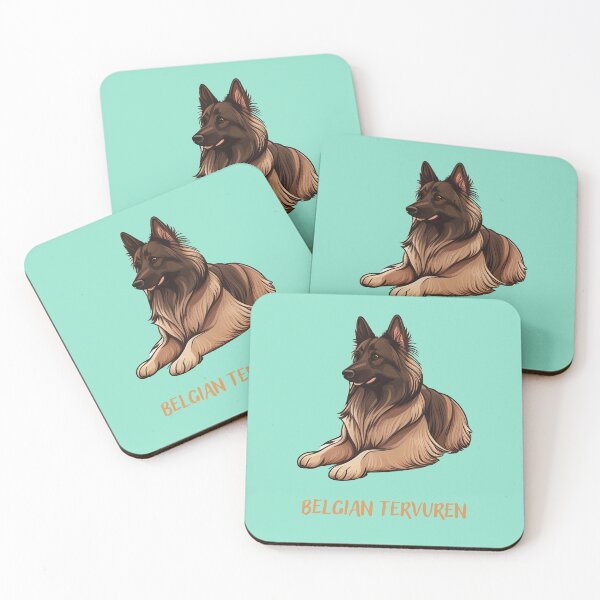 Item preview, Belgian Tervuren puppy - cute dog designed and sold by schizarty.