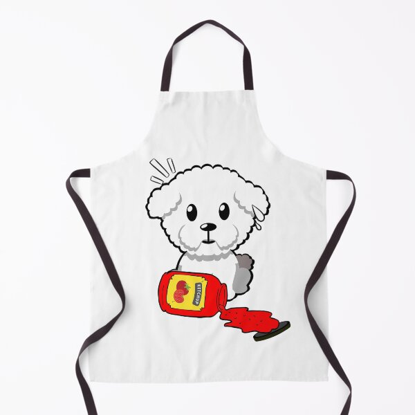 Item preview, Cute Furry Dog Spilled Tomato Ketchup designed and sold by Pet Station.