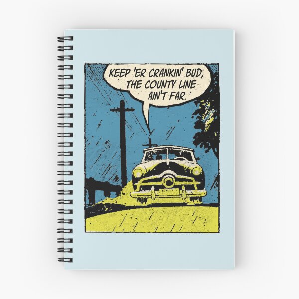 Item preview, county line car comic panel designed and sold by candc-retro.