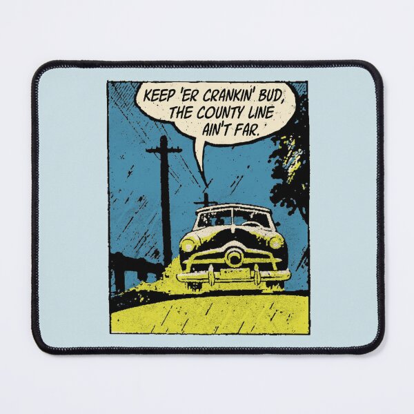 Item preview, county line car comic panel designed and sold by candc-retro.