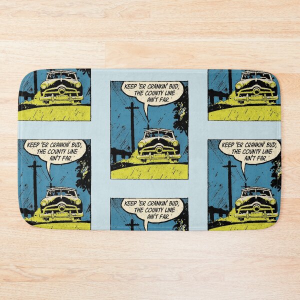 Item preview, county line car comic panel designed and sold by candc-retro.