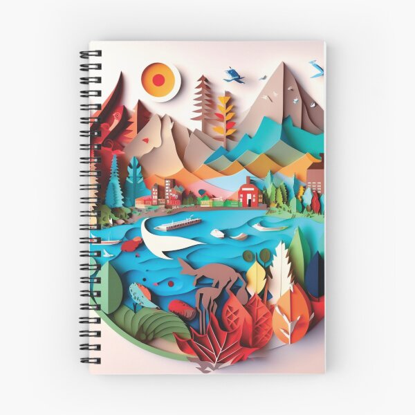 Item preview, beautiful big fantasy landscape designed and sold by artpapercuts.